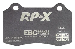 DP81140RPX Sportowe klocki hamulcowe RP-X Racing EBC Brakes Alfa Romeo 147 156 GTV Spider BUGATTI EB110 Chrysler USA Viper Citroen DS3 Dodge USA Viper DS DS3 Ferrari 360 F430 Fiat Coupe Ford