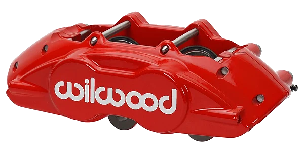 Uniwersalny zacisk hamulcowy 4 tłoczkowy Wilwood 120-16510 D11 czerwony