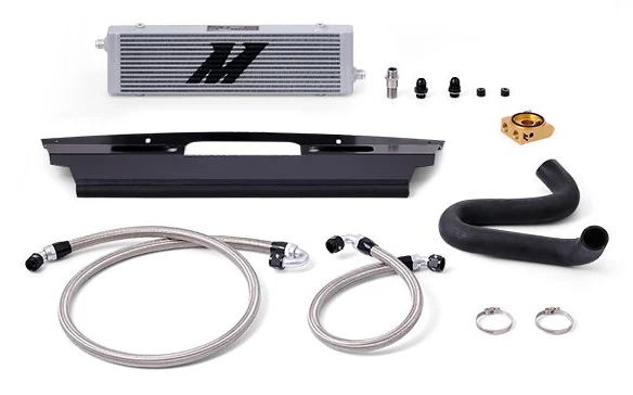 Zestaw chłodnica oleju z termostatem Mishimoto Ford Mustang GT 2015-2017 Srebrna