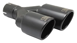 Uniwersalna końcówka tłumika okrągła 90mm długość 225/205mm średnica montażowa 50mm - NBL2-90RSP*/50