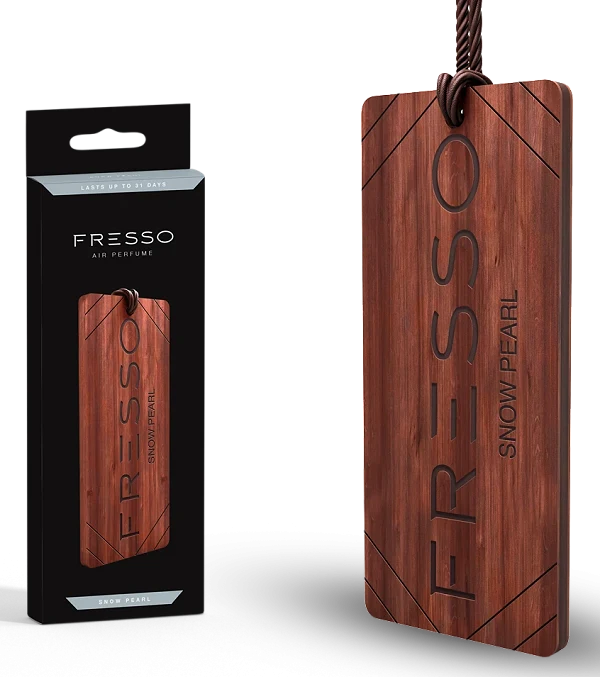 FRESSO Snow Pearl elegancja drewniana zawieszka zapachowa