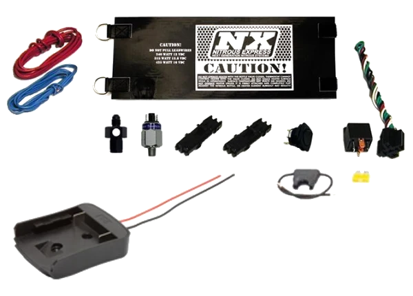 Stand Alone Battery Operated Bottle Heater for 10-15Lb Bottles (4AN) Bosch Style Battery Nitrous Express NX 15940-BOS