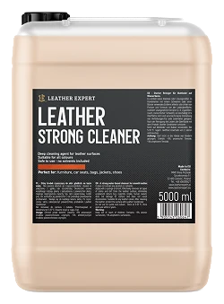 Leather Expert Leather Strong Cleaner silny środek do czyszczenia mocno zabrudzonej skóry gładkiej  5000ml 5l