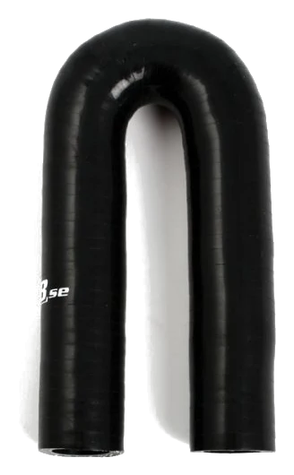 Wąż silikonowy czarny 180 stopni 1,18" (30mm)