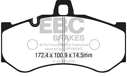 DP4072R Klocki hamulcowe YELLOWSTUFF EBC Brakes