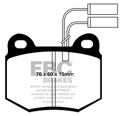 DP912 Klocki hamulcowe ULTIMAX2 EBC Brakes Alfa Romeo 75