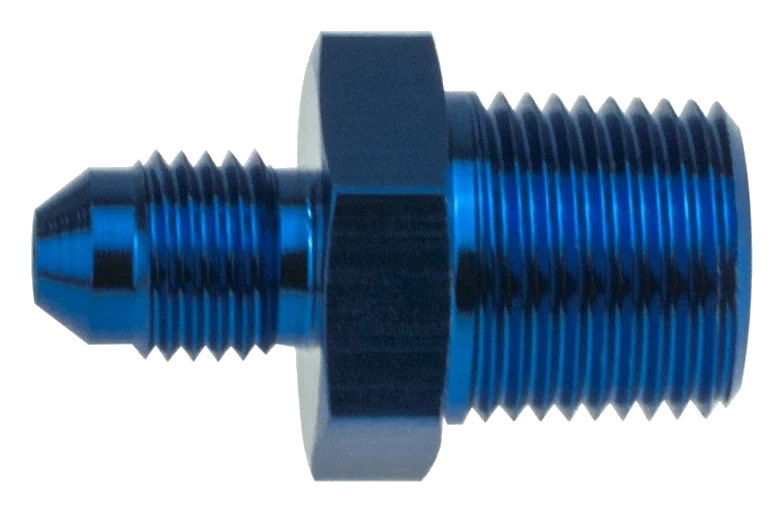 AN8 3/4 NPT Nypel adapter męsko-męski Niebieski