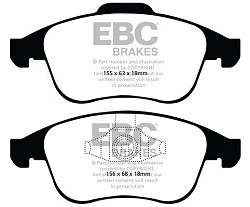 DP41993R Klocki hamulcowe YELLOWSTUFF EBC Brakes Renault Laguna 3 Laguna 3 Coupe
