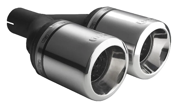 Uniwersalna końcówka tłumika okrągła 100mm długość 230mm średnica montażowa 50mm - N2-17-1/50