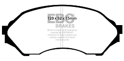 DP1302 Klocki hamulcowe ULTIMAX2 EBC Brakes Mazda 323