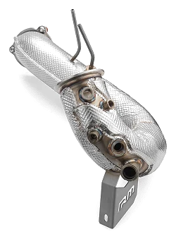 Downpipe Audi A4 S4 / Avant Quattro / Avant 3.0 TDI bez katalizatora bez tłumika z osłoną termiczną