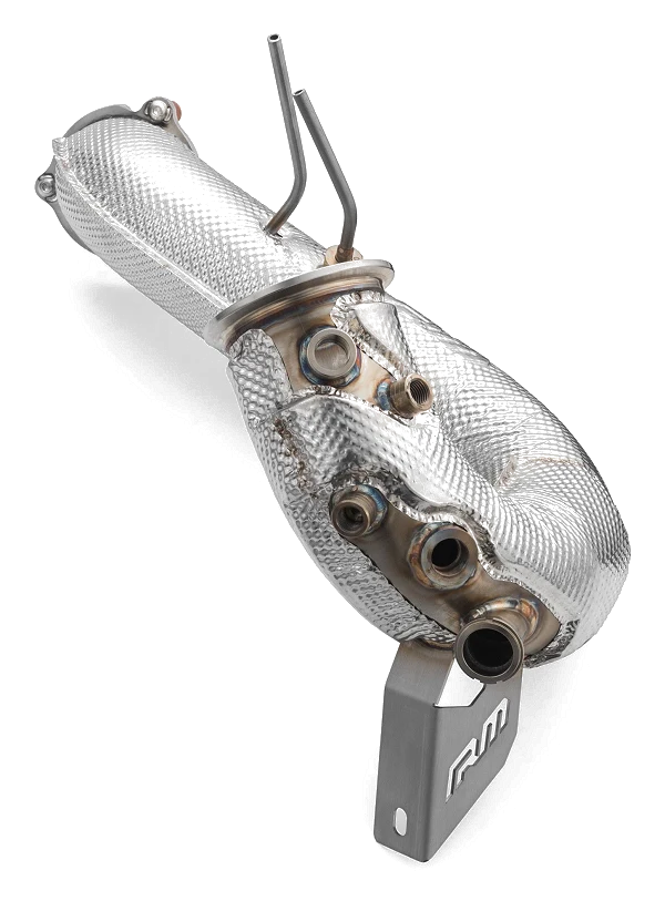 Downpipe Audi A4 S4 / Avant Quattro / Avant 3.0 TDI bez katalizatora bez tłumika z osłoną termiczną