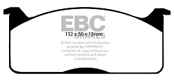 DP321 Klocki hamulcowe ULTIMAX2 EBC Brakes Toyota COMMERCIAL HiAce LH11 HiAce RH11 HiAce RH20 HiAce RH32 HiLux RN40