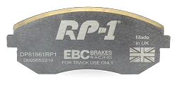 DP81661RP1 Sportowe klocki hamulcowe RP-1 Racing EBC Brakes Subaru Impreza Impreza Sport Legacy BL5 Legacy BP5 Legacy Legacy BPD Legacy BLD Legacy BRD Outback Saab 9-2X Subaru Baja Forester