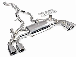 Aktywny układ wydechowy z klapami Cat-Back FMIC.Pro BMW X3M X4M F97 F98 3.0L S58 2019-2023