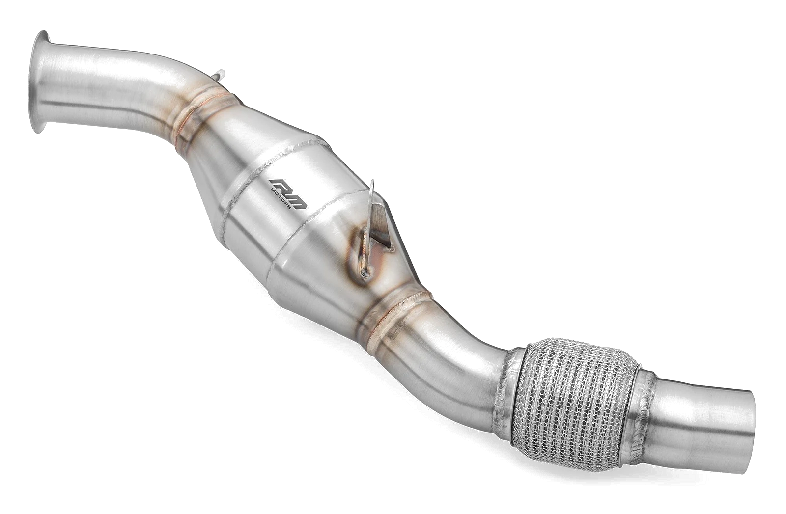 Downpipe RM Motors do BMW E81 E60 E91 E88 116d 316d 520d N47 z Katalizatorem Euro 3 100 CPSI
