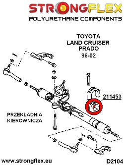 211453A: Tuleja przekładni kierowniczej 50mm SPORT Toyota Land Cruiser