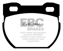 DP51033NDX Klocki hamulcowe BLUESTUFF NDX EBC Brakes Land Rover Defender 110/13