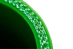 Łącznik silikonowy prosty 95mm Zielony 15cm