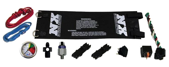 Koc podgrzewacz na butlę nitro NX 15939 Nitrous Express automatyczny z zegarem do butli 10lbs, 12lbs i 15lbs 14AMPS