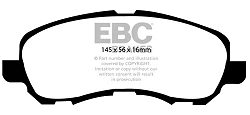 DP41614R Klocki hamulcowe YELLOWSTUFF EBC Brakes Chrysler USA Sebring Citroen C4 Aircross Dodge USA Avenger Caliber Jeep Compass MK Patriot Mitsubishi ASX Chariot Galant Lancer Lancer Sport