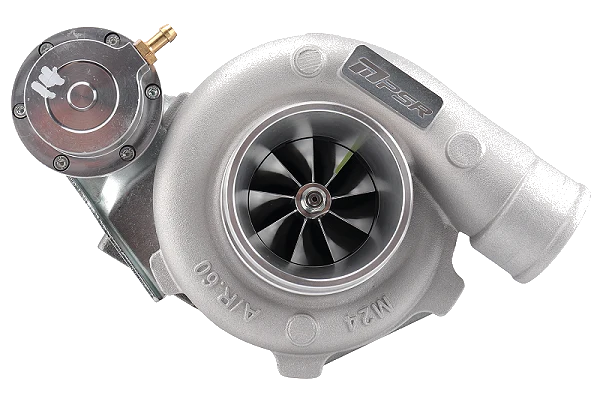 Turbosprężarka Pulsar PSR 3076 Gen2 750HP Compact .86 T25 Wlot 5-Bolt Wylot IWG Billet Aktuator 14PSI Łożyska kulkowe