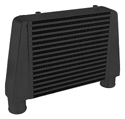 Intercooler 330x280x76mm FMIC.EU Górny Wlot / Wylot czarny