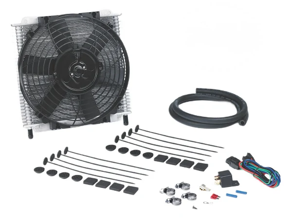 Davies Craig DC692 zestaw chłodnicy oleju skrzyni biegów 30 Plate 10" Fan Combo 24V