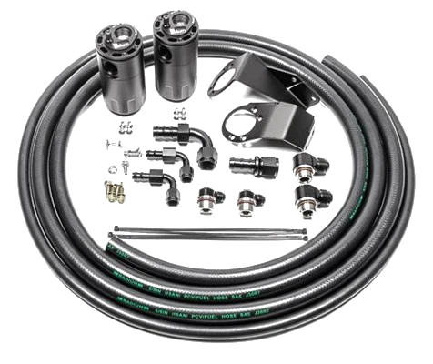 Dual Catch Can Kit for Nissan S13 Fluid Lock Radium Engineering