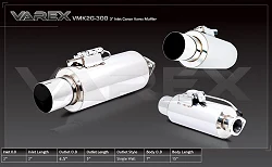 Tłumik aktywny XForce okrągły z systemem Varex 19,05cm x 38,1cm