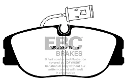 DP733/3 Klocki hamulcowe ULTIMAX2 EBC Brakes Alfa Romeo 164 Lancia Delta - DP733/3