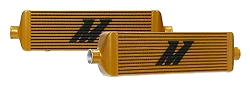 Intercooler uniwersalny Mishimoto J-Line Złoty
