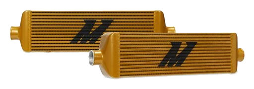 Intercooler uniwersalny Mishimoto J-Line Złoty