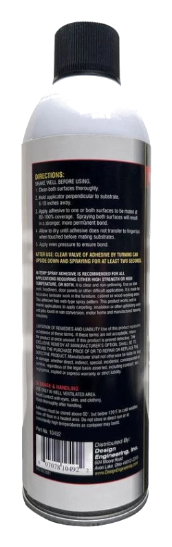 Wysokotemperaturowy klej w sprayu DEI-10492