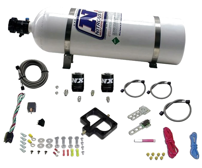 TBI Plate System (Magnum Engine) with 15Lb Bottle for Dodge Nitrous Express NX 20945-15