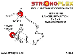 121514B: Tuleja stabilizatora przedniego - 121514B_23mm