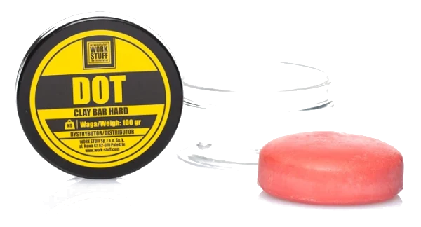 WORK STUFF Dot Clay Bar Hard 100g