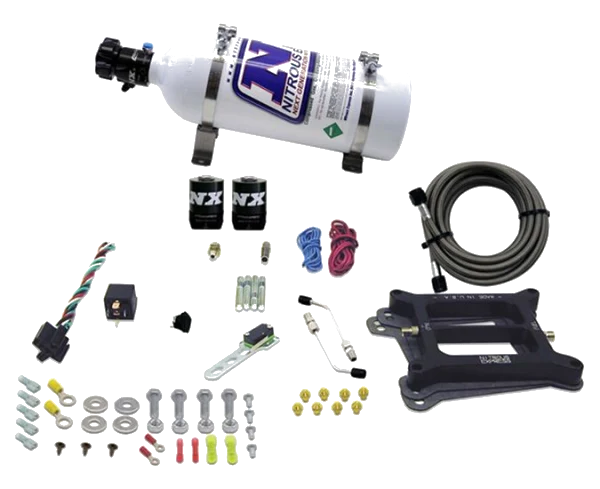 4150 Conventional Plate System Gasoline Pro-Power 100-500Hp with 5Lb Bottle Nitrous Express NX 50040-05