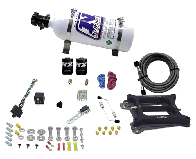 4150 Conventional Plate System Gasoline Pro-Power 100-500Hp with 5Lb Bottle Nitrous Express NX 50040-05