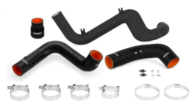 Zestaw orurowania intercoolera Mishimoto Ford Focus RS 2016-2018 Czarne silikony