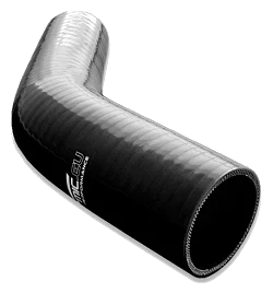 Silikonowe kolanko redukcyjne 45' 89/95mm Czarny - 004589/95-B