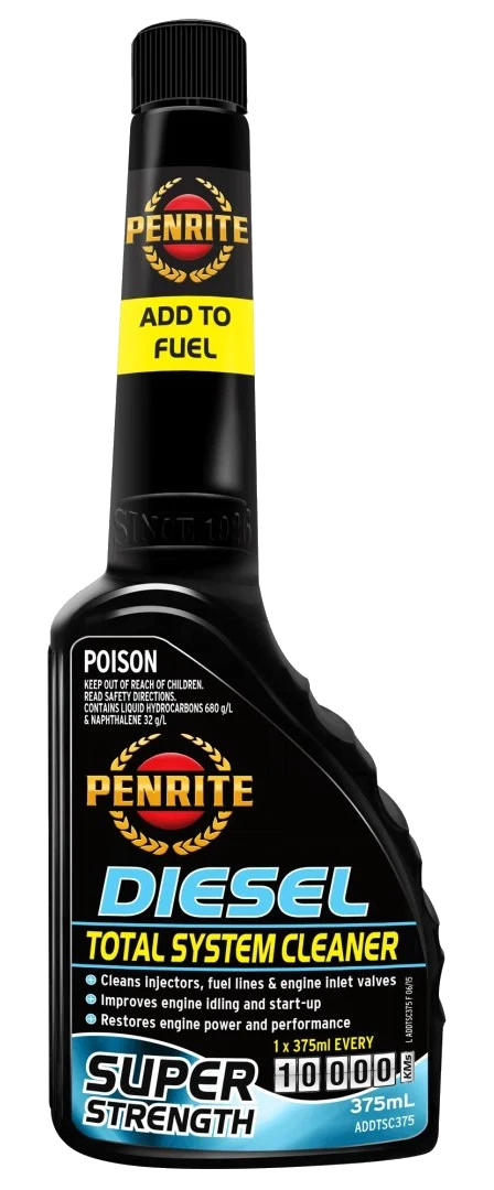 Dodatek do paliwa Penrite Diesel Total System Cleaner 375ml czyści układ paliwowy