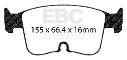 DP42479R Klocki hamulcowe YELLOWSTUFF EBC Brakes Audi A3 Cupra Seat Leon Skoda Superb VW Golf Passat