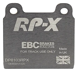DP8103RPX Sportowe klocki hamulcowe RP-X Racing EBC Brakes Alfa Romeo 1750 GTV 2000 GTV Berlina 1750 Berlina 2000 Montreal Spider BITTER CD BMW 1800 2000C 2000CS DINO 246 308 Ferrari 208 246