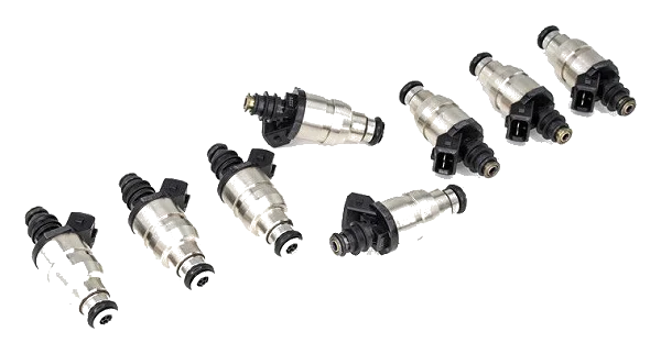 Zestaw wtryskiwaczy DeatschWerks uniwersalne nisko ohmowe 11mm 8szt 1800cc/min
