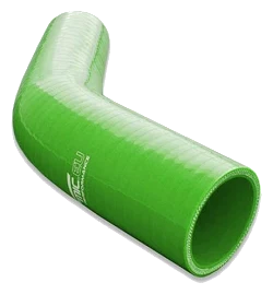Silikonowe kolanko redukcyjne 45' 89/95mm Zielony - 004589/95-G