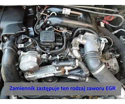 Zamiennik zaworu EGR BMW z silnikami 2.0 2.5 3.0 D M47 M57 - F_EGR_08/ZUCH
