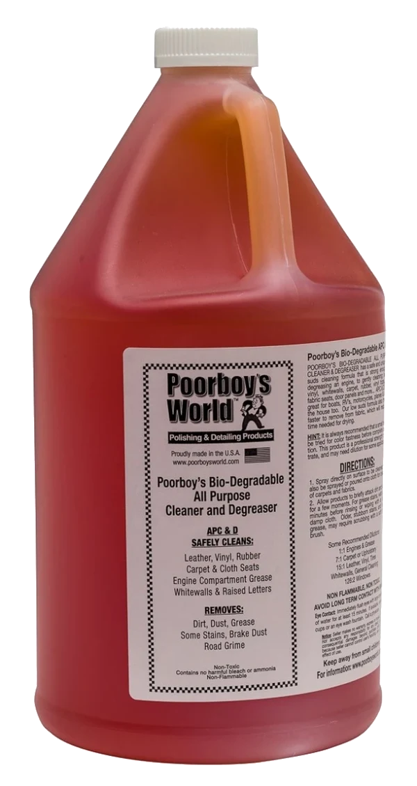 POORBOY'S WORLD Bio-Degradable All Purpose Cleaner & Degreaser APC uniwersalny środek czyszczący 3784ml