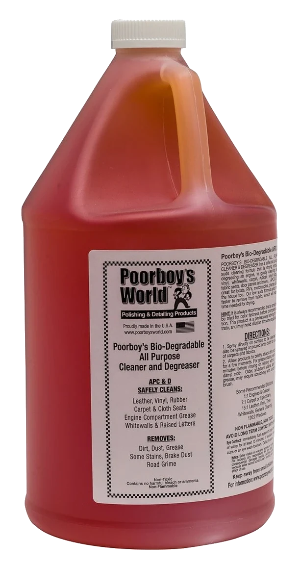 POORBOY'S WORLD Bio-Degradable All Purpose Cleaner & Degreaser APC uniwersalny środek czyszczący 3784ml