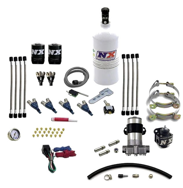 Four Cylinder Piranha System (Pro-Mod) with 2.5Lb Botle Nitrous Express NX 60006P